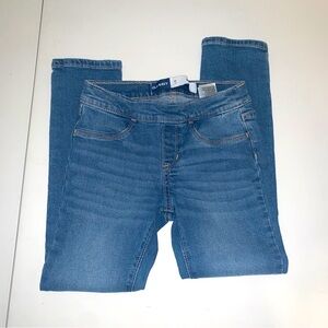 ☀️Old Navy Girls Blue Jean Skinny Adjustable Waist Pull On Jeggings, Size 8